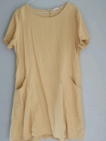 fat face yellow dress